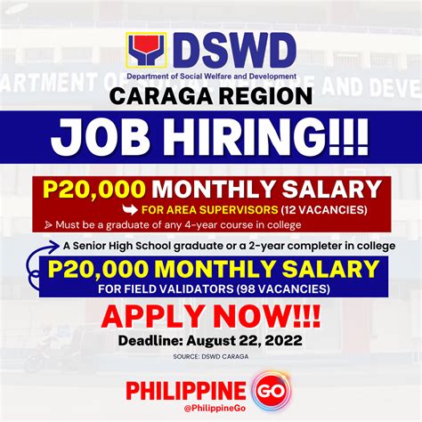 dswd caraga hiring 2023